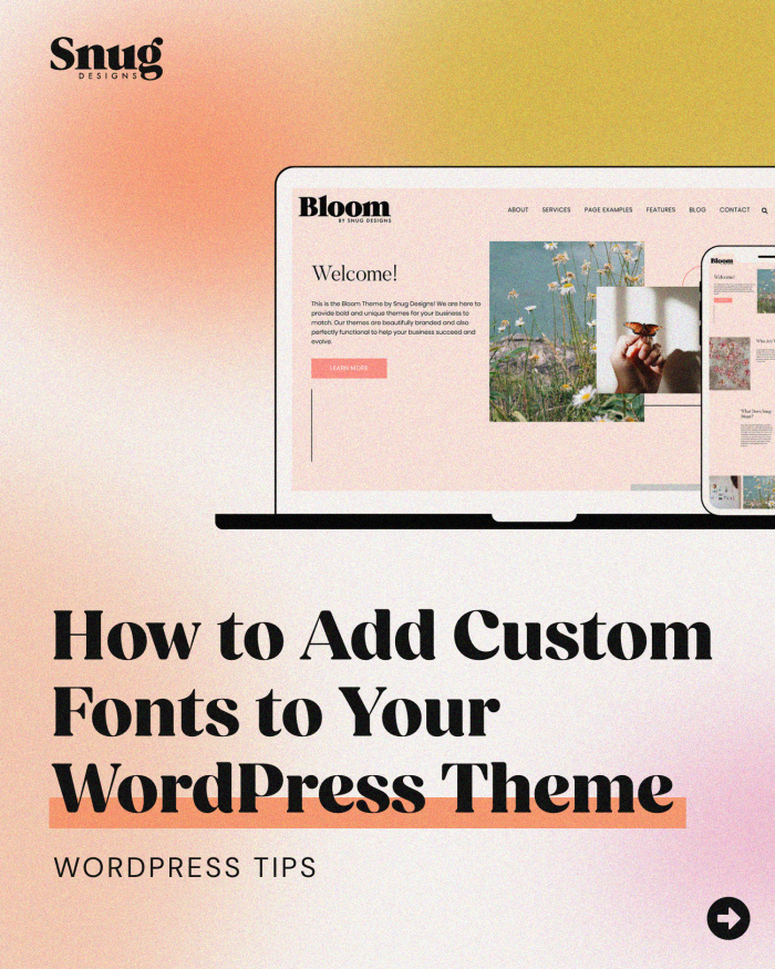 How to Add Custom Fonts to Your WordPress Theme