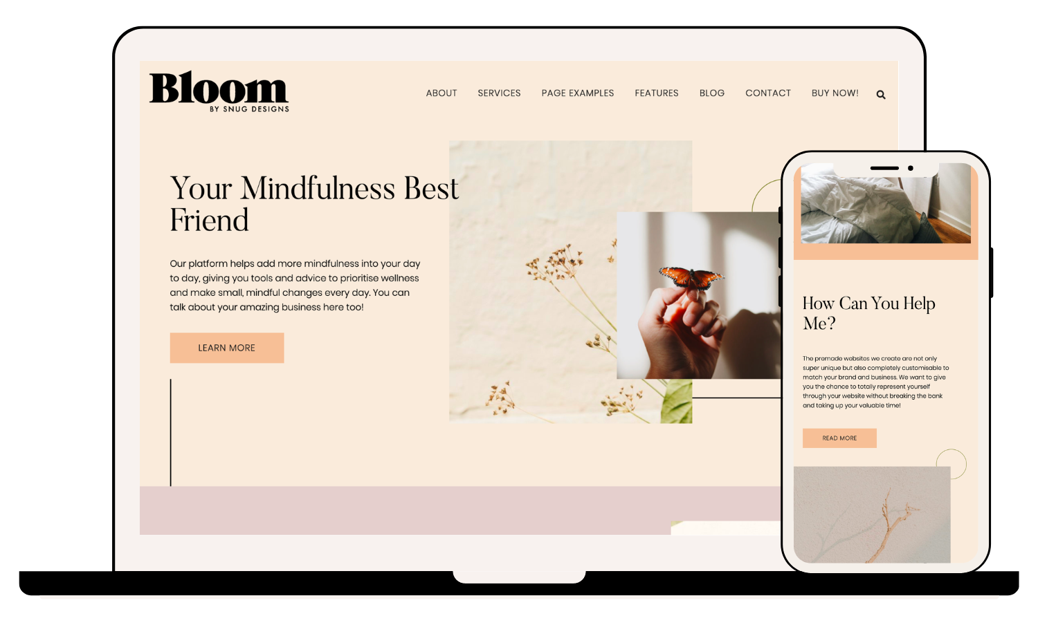 Bloom WordPress Template