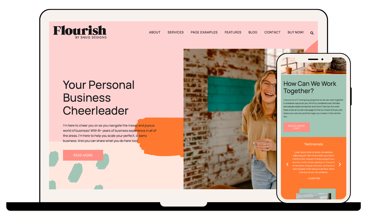 Flourish WordPress Template