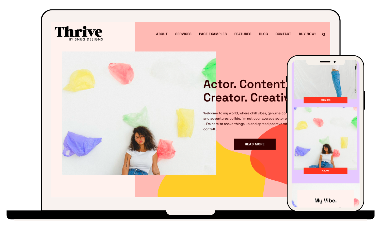 Thrive WordPress Template